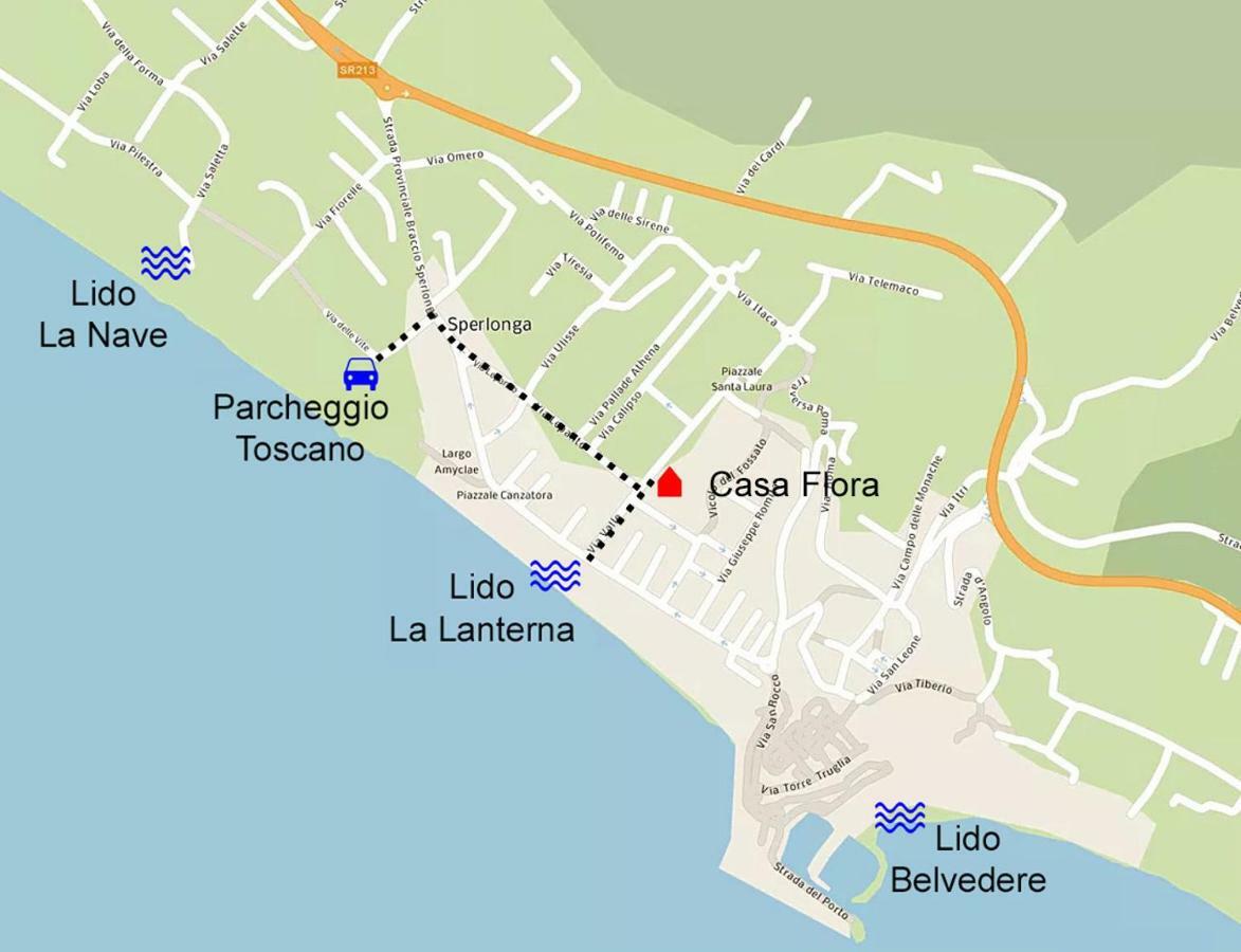 Casa Vacanza Flora Lejlighed Sperlonga Eksteriør billede